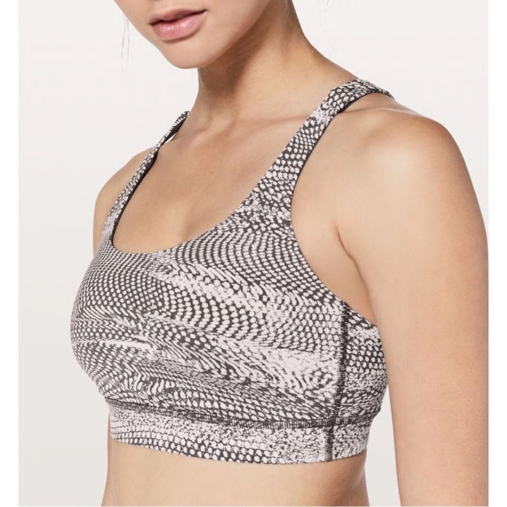 Lululemon Energy Swerve Vapor Sports Bra, Size 8